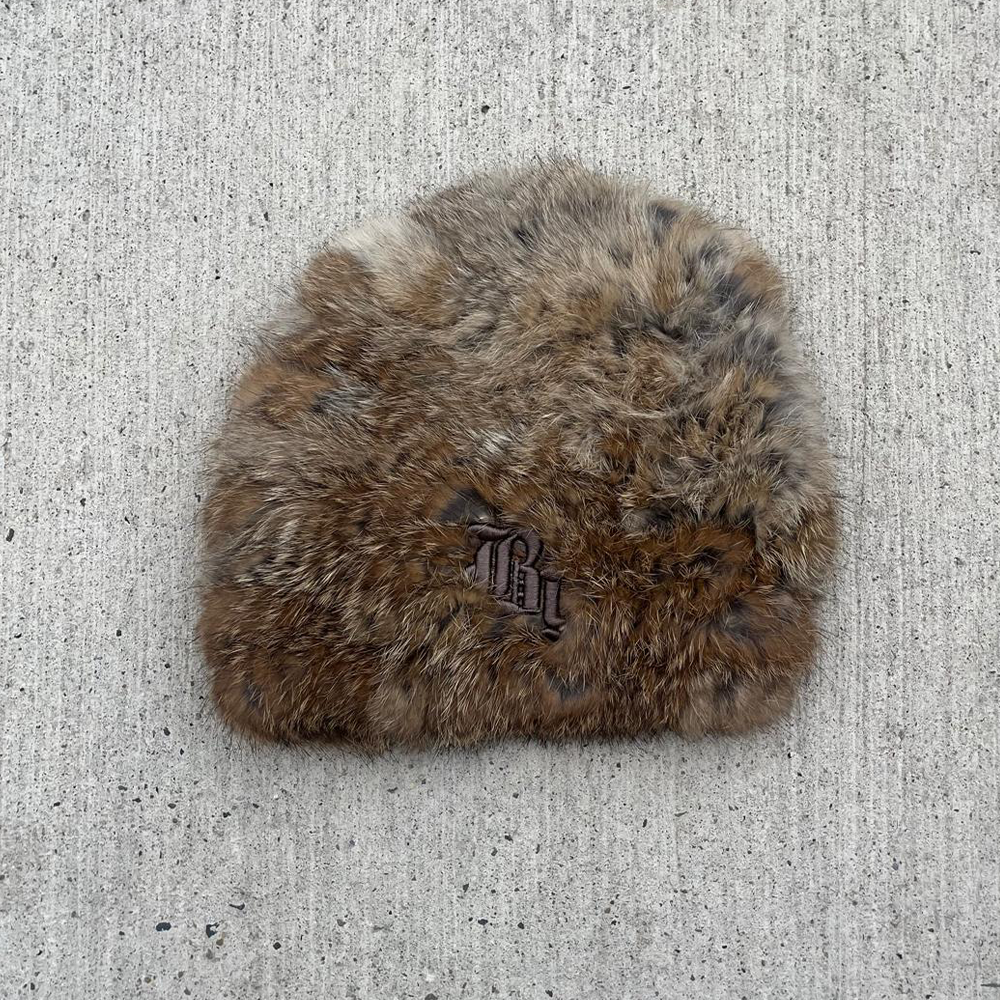 CROCHET BROWN BEANIE