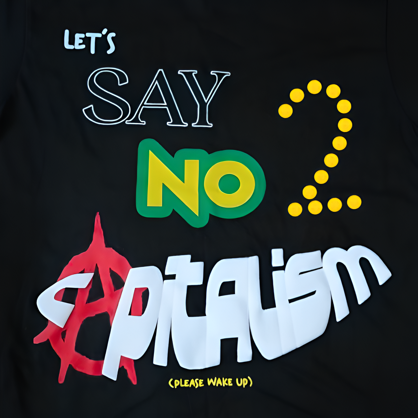 SAY NO 2 C🅰️PITALISM TEE