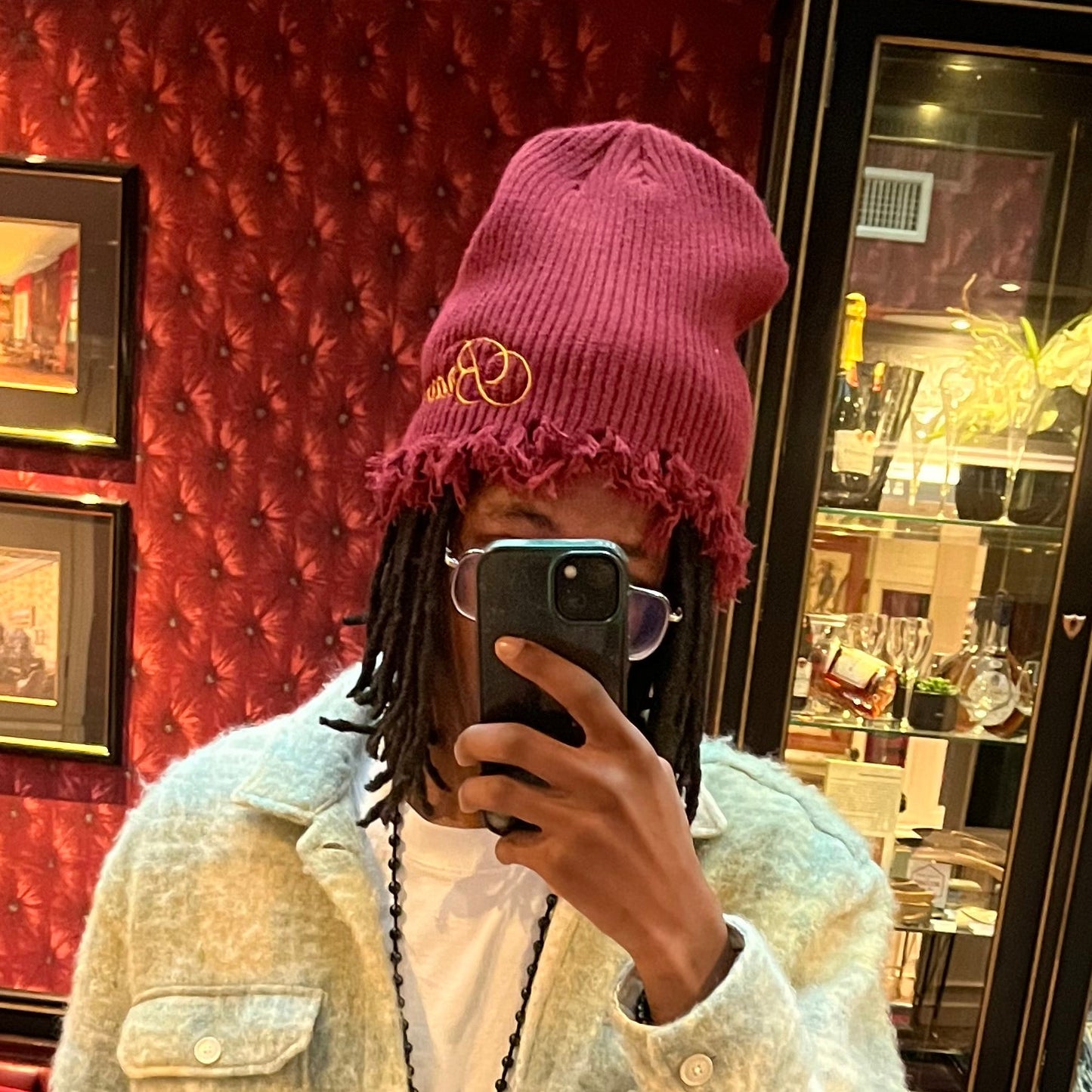 WINE BRAINROT BEANIE