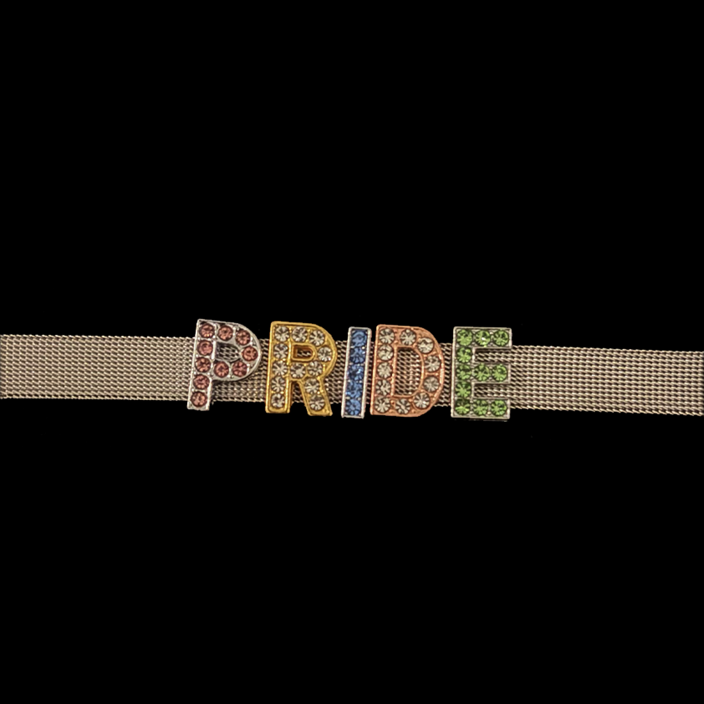 PRIDE SILVER COLORZ BRÆCELËT