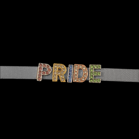 PRIDE SILVER COLORZ BRÆCELËT